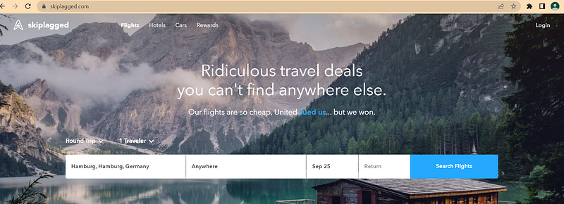 Uncovering travel deals with Skip-lagged.com