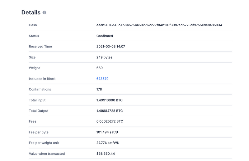 Alternative Blockchain Explorer View