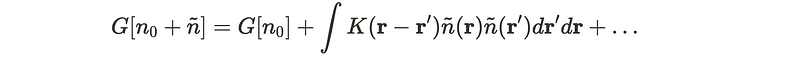 Expansion of Density Functional