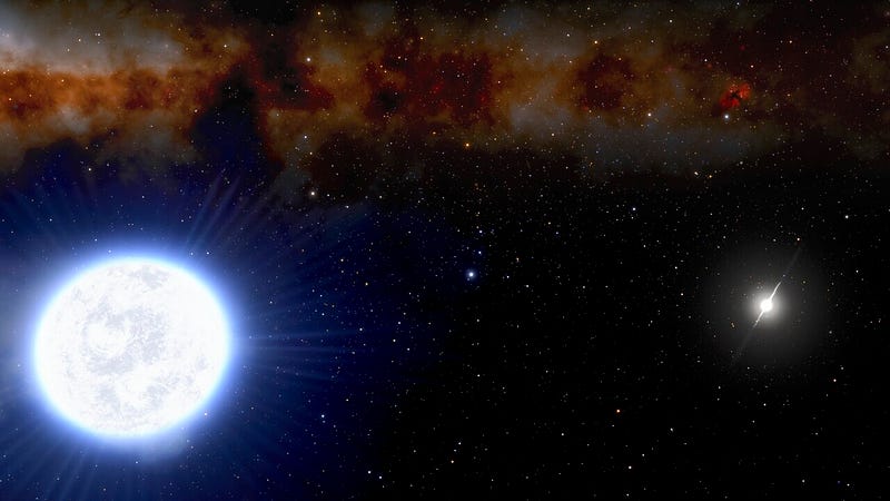 Image showcasing binary systems as observed by Gaia