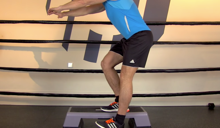 Modified Single-Leg Squat Exercise Demonstration