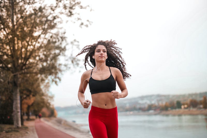 Runners training together