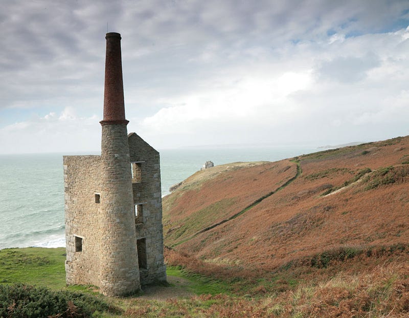 The rugged beauty of the Cornish mining landscape