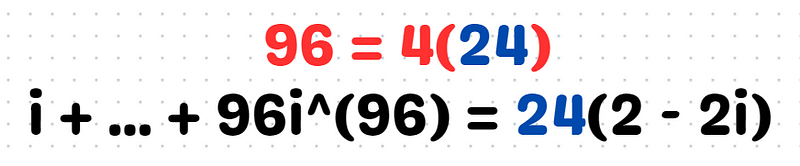 Summing Complex Numbers