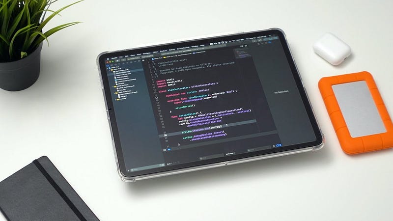 Xcode running on iPad