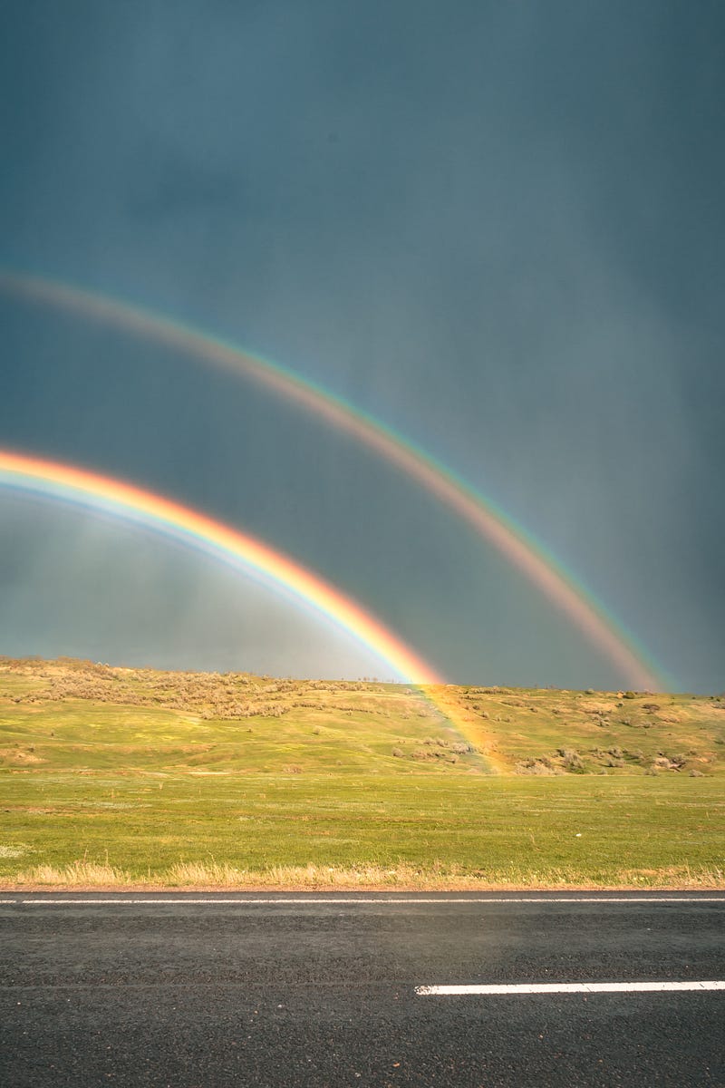 Rainbow Arc in the Sky