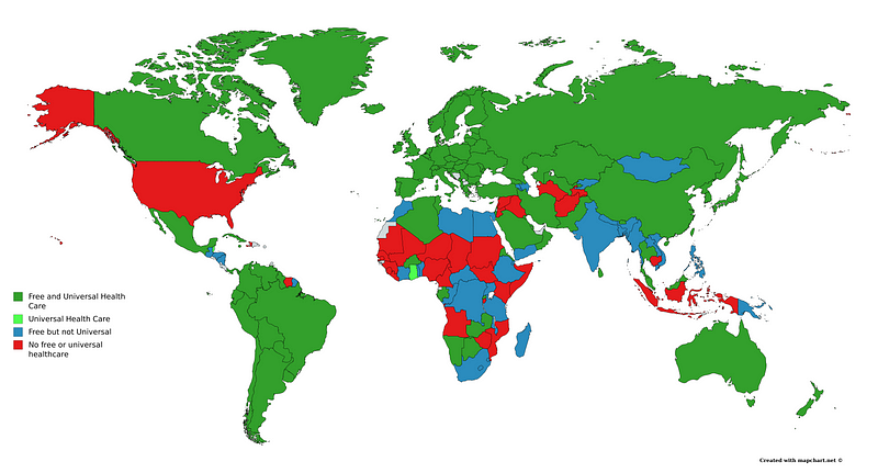 Global health coverage statistics