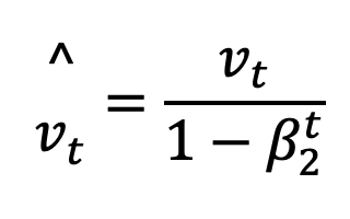 Bias-corrected second moment formula